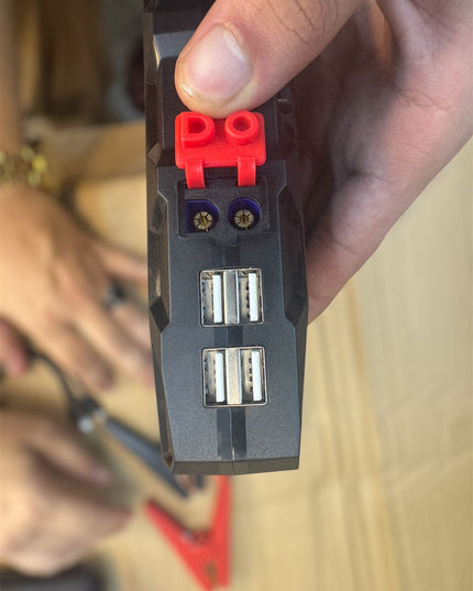 Rechargeable jump starter 3 in 1 function 18000 battery