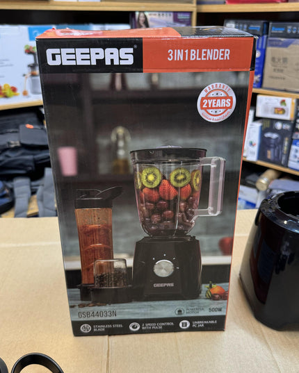 Geepas 3-in-1 Blender GSB44033N