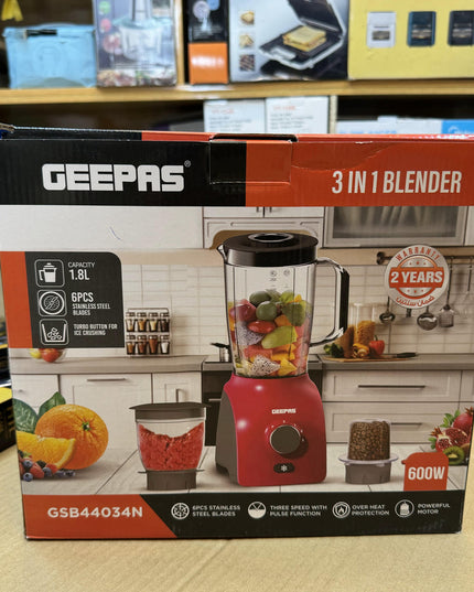 Geepas 3 in 1 Blender GSB44034N