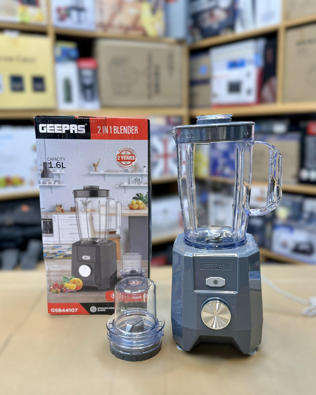 Geepas 1.6L 2-in-1 Blender GSB 44107