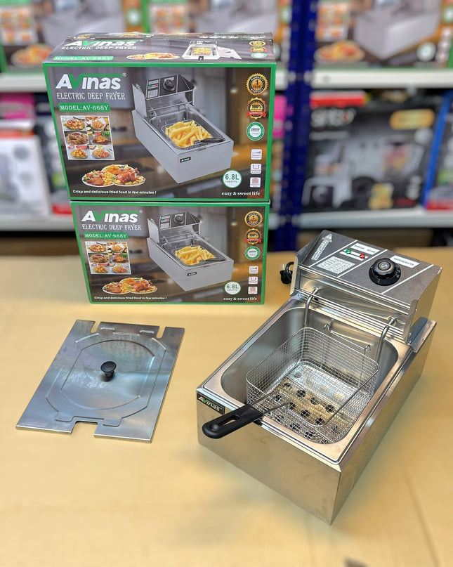 Lot Imported Avinas 6.8L Electric Deep Fryer