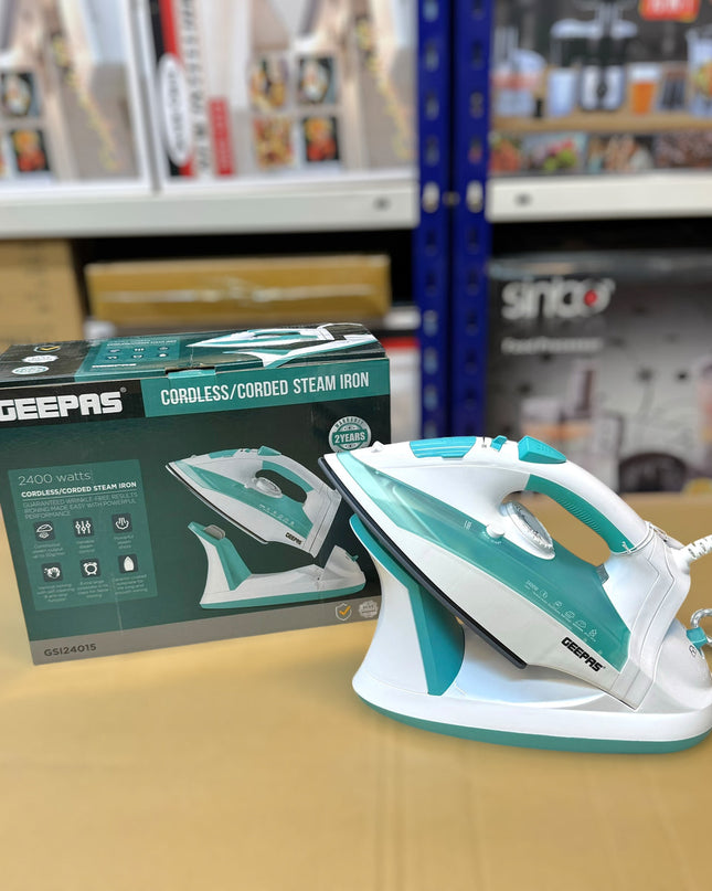 Geepas Cord & Cordless Steam Iron GSI 24015