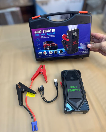 Rechargeable jump starter 3 in 1 function 18000 battery