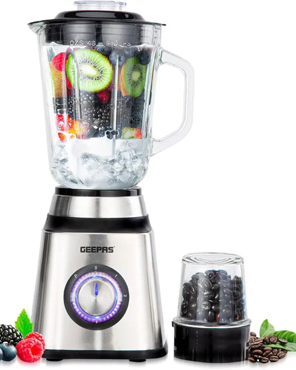 Geepas 2-in-1 Stainless Steel Blender GSB 44076 UK