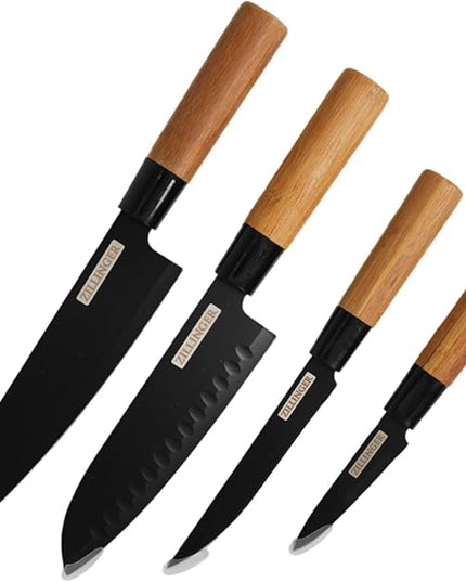 ZILLINGER Japanese Knife Set - 4 Pcs