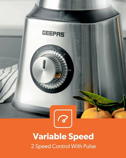 Geepas 2-in-1 Stainless Steel Blender GSB 44076 UK