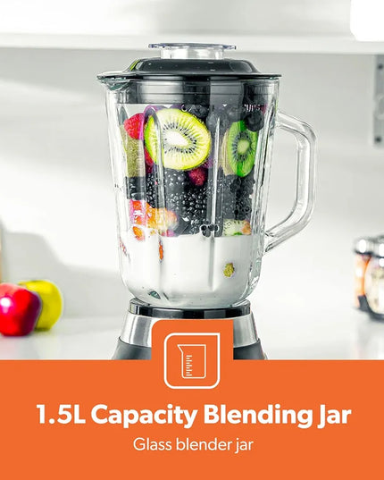 Geepas 2-in-1 Stainless Steel Blender GSB 44076 UK