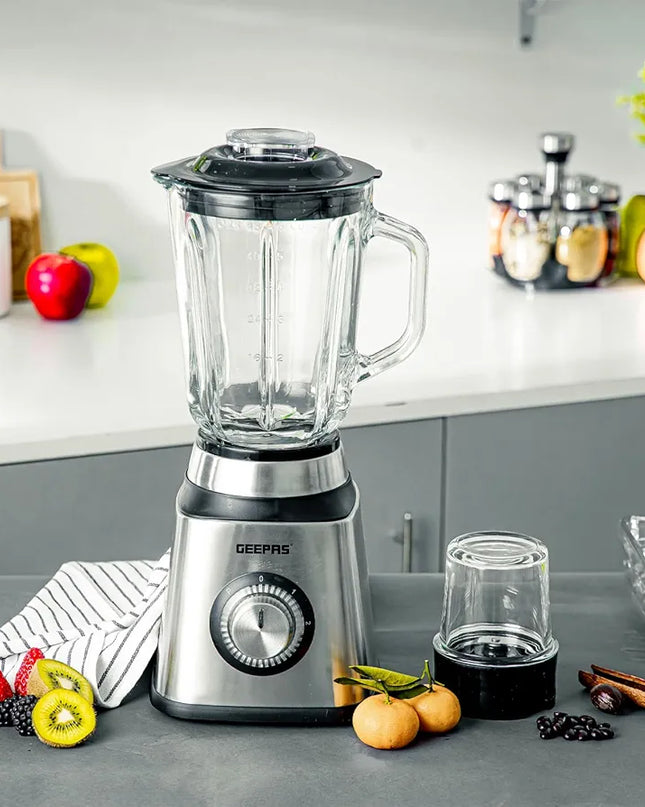Geepas 2-in-1 Stainless Steel Blender GSB 44076 UK