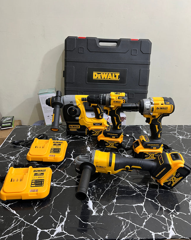 Original Dewalt 4 in 1 drill machine set