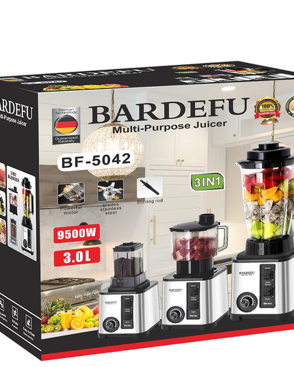 Germany lot 3 in 1 BARDEFU juicer blender with chopper