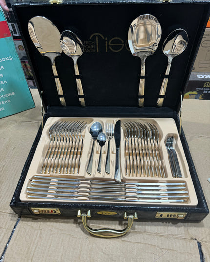 Turkish lot Tisa 53 pieces cutlery set