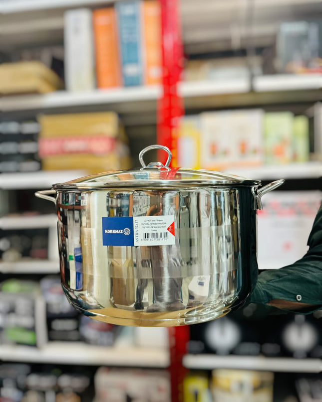 Korkmaz Turkey Astra A-1901 Cookware Set Cr-Ni