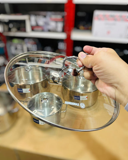Korkmaz Turkey Astra A-1901 Cookware Set Cr-Ni
