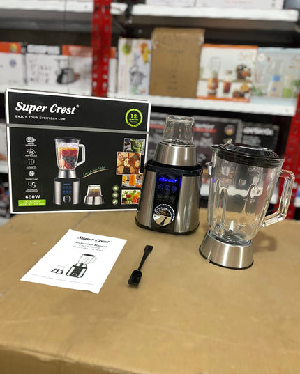 SUPER CREST 2 in 1 Digital Blender 600W SCT-8052