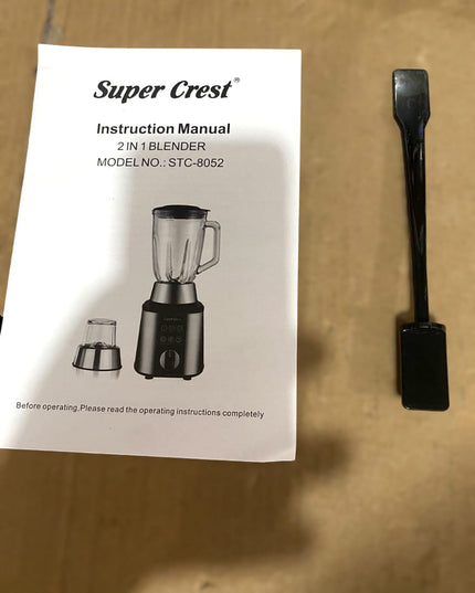 SUPER CREST 2 in 1 Digital Blender 600W SCT-8052