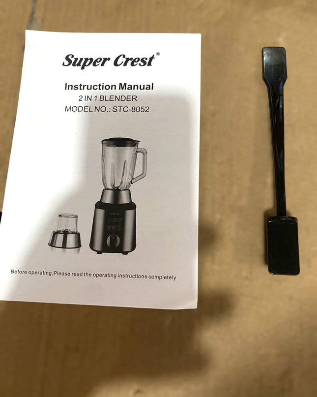 SUPER CREST 2 in 1 Digital Blender 600W SCT-8052