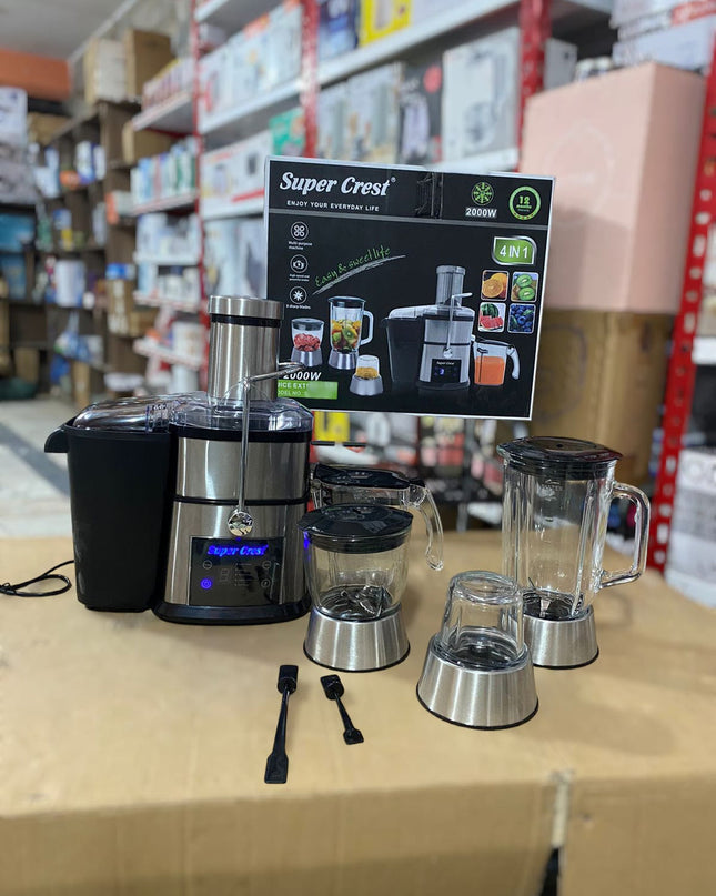 Super Crest 4in1 Digital juicer blender Grinder