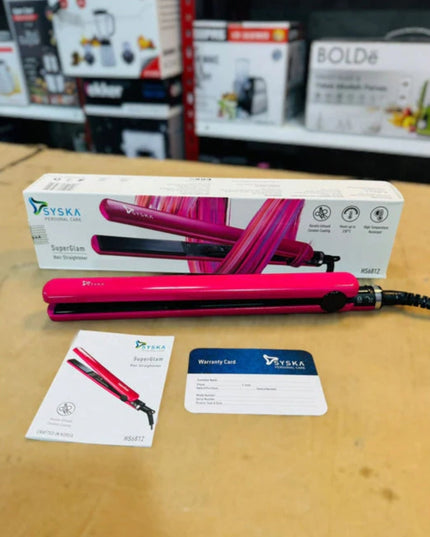 SYSKA super Glam hair straightener 2 in 1
