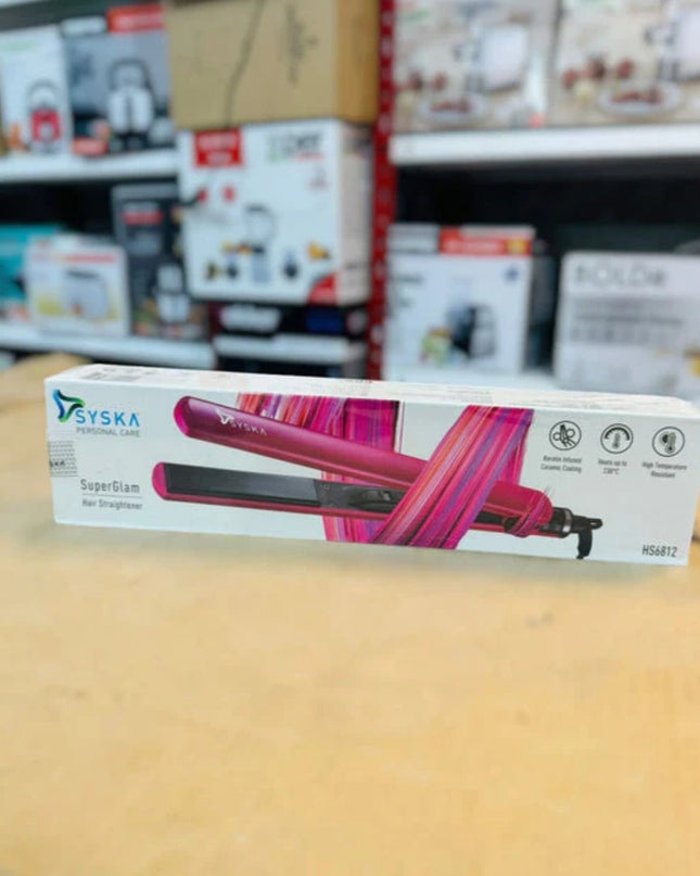 SYSKA super Glam hair straightener 2 in 1