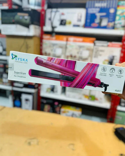 SYSKA super Glam hair straightener 2 in 1
