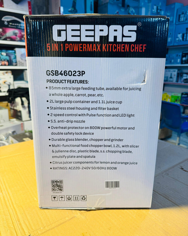 Geepas powermax food factory GSB 46023