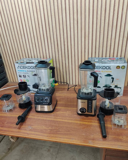 Acekool Powerful 3in1 Blender. Chopper & Grinder 2000W