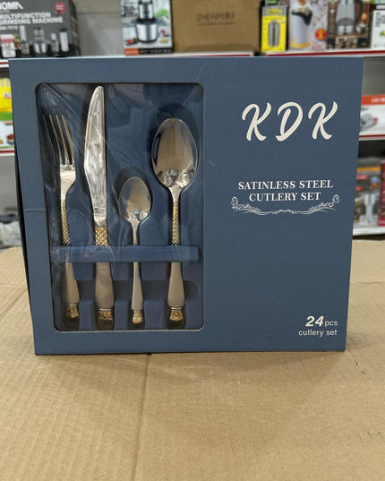 KDK 28pcs Stainless Steel Cutlery Set