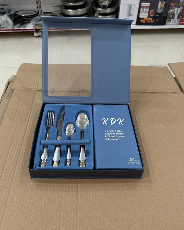 KDK 28pcs Stainless Steel Cutlery Set