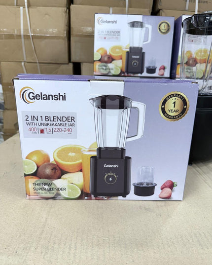 Gelanshi 2&1 blander Juicers restock 1.7 Liter  Size 1.7 Liter capacity jug