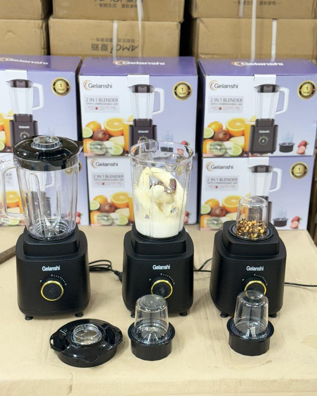 Gelanshi 2&1 blander Juicers restock 1.7 Liter  Size 1.7 Liter capacity jug
