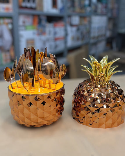 Pineapple 24 Piece Cutlery Set
