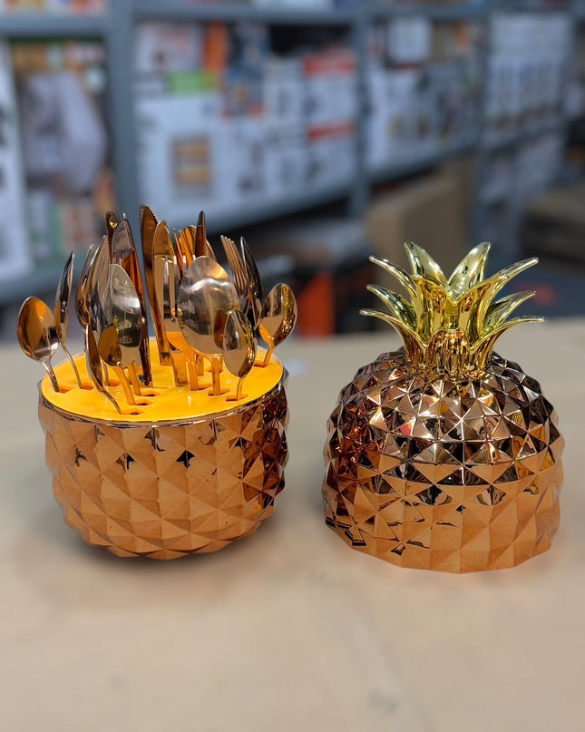 Pineapple 24 Piece Cutlery Set
