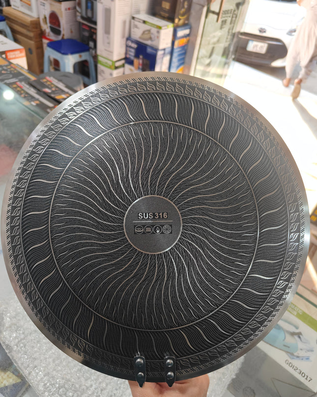 Lot imported 34 cm honeycomb lesser coating tawa