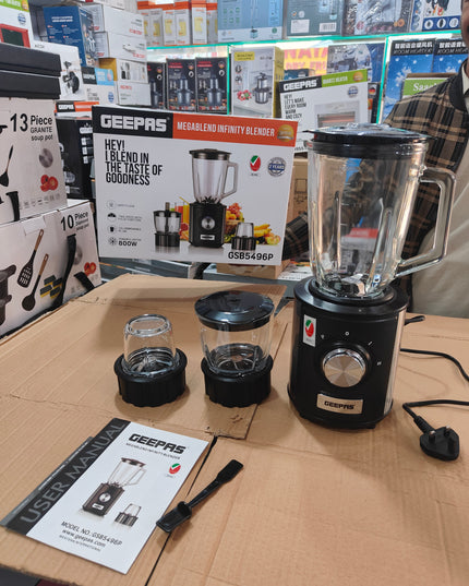 Geepas 3 in 1 infinity blender set GSB 5496p