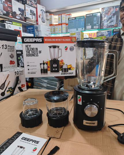 Geepas 3 in 1 infinity blender set GSB 5496p