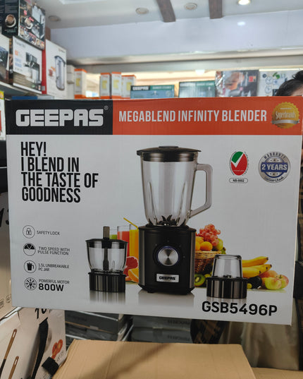 Geepas 3 in 1 infinity blender set GSB 5496p