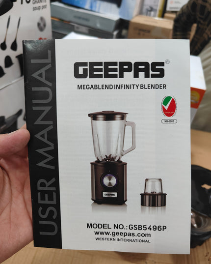 Geepas 3 in 1 infinity blender set GSB 5496p