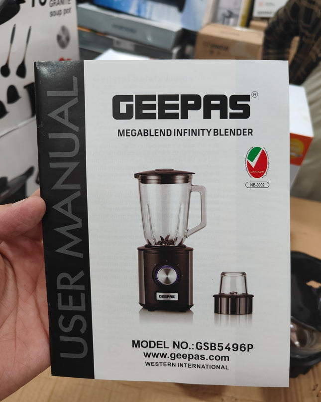 Geepas 3 in 1 infinity blender set GSB 5496p