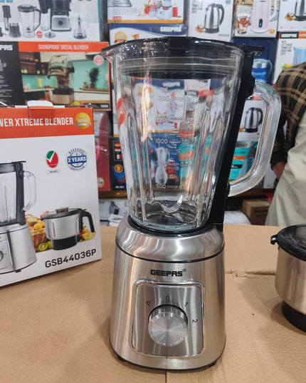 Geepas 2 in 1 ultrapower Xtreme blender set GSB 44036