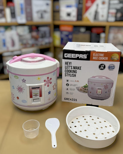 Geepas 3.2L Electric Rice Cooker GRC 4331