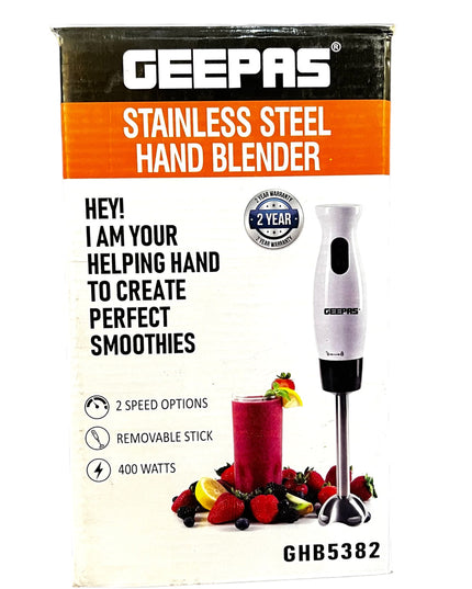 Geepas Stainless Steel Hand Blender GHB 5382
