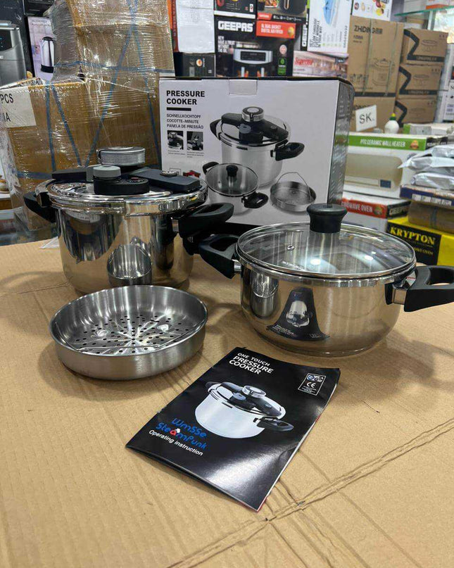original germany one touch 3 in 1 pressure cooker