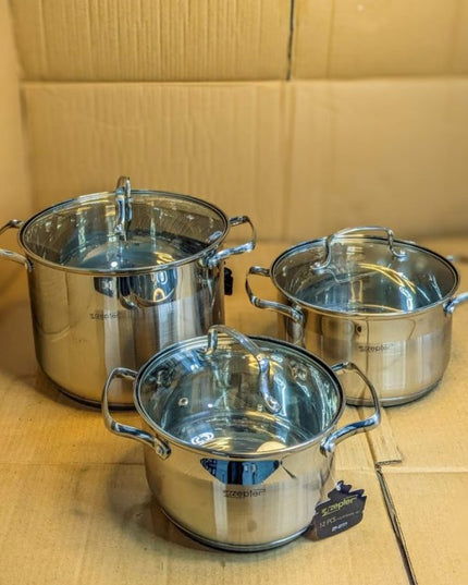 12 Pieces Zepter German Lot Cookware Set
