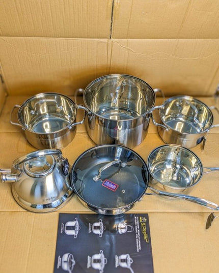 12 Pieces Zepter German Lot Cookware Set