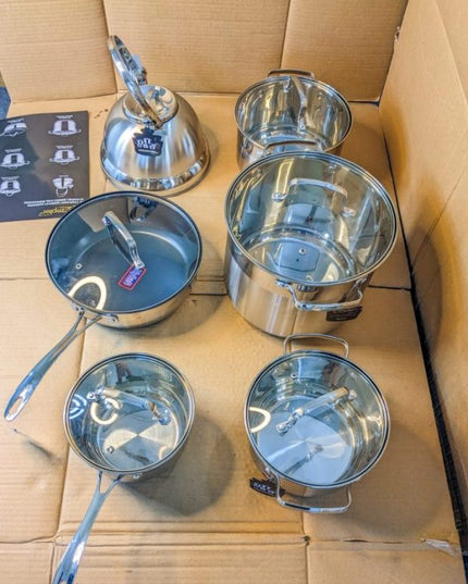 12 Pieces Zepter German Lot Cookware Set