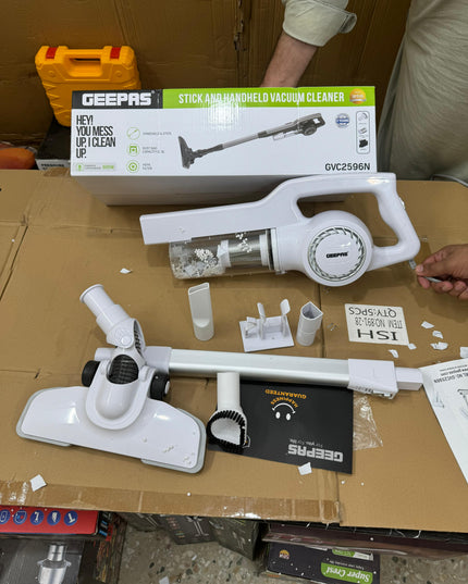 Geepas 2-in-1 Cordless Low-Noise  Vacuum Cleaner