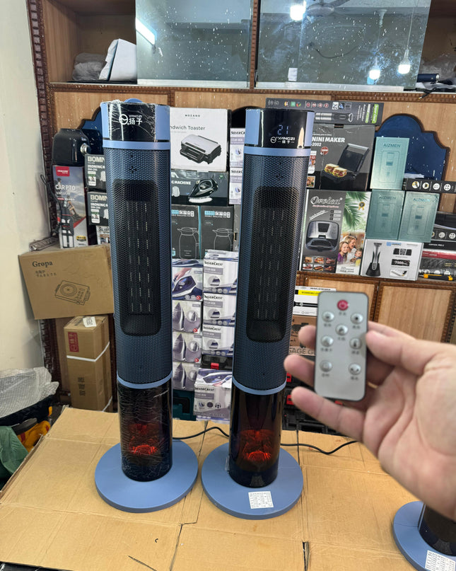 Yangzi extra large heater 3D flame & blower heater