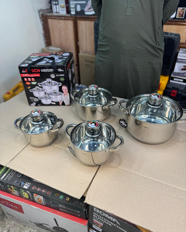 BOSCH Germany 8 pieces cookware set