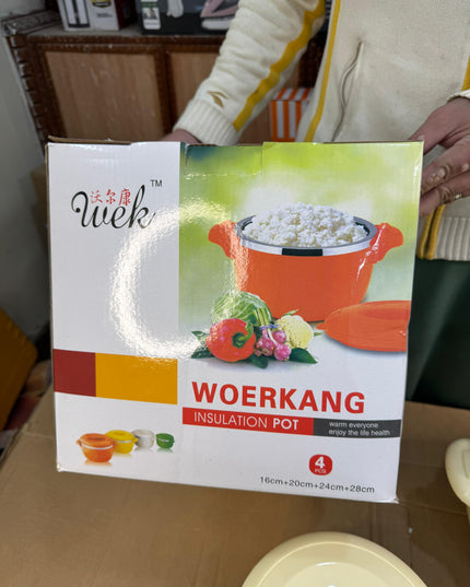 lot imported workang 4 piece insulated pot (hotpot