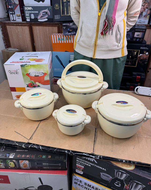 lot imported workang 4 piece insulated pot (hotpot